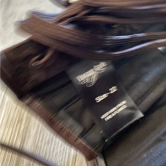 Vintage Goth Corset Heavy full latch close up - Picture 7 of 7